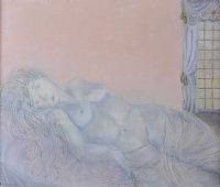 RECLINING NUDE by Phyllis Leopold RUA at Ross's Online Art Auctions