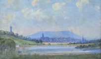 ENNISKILLEN FROM THE IRVINESTOWN ROAD by William K. McCaughan at Ross's Online Art Auctions