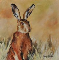 HAROLD THE HARE by Wendy McKeown at Ross's Online Art Auctions