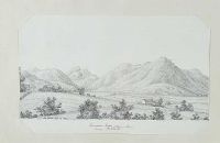 THE MOURNE MOUNTAINS FROM KILKEEL by F. Ward at Ross's Online Art Auctions