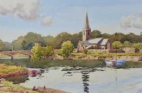 THE PARISH CHURCH by Samuel McLarnon UWS at Ross's Online Art Auctions