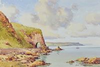 THE BLACK ARCH, LARNE by Samuel McLarnon UWS at Ross's Online Art Auctions