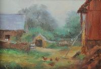 THE FARMYARD by Deirdre O'Donnell at Ross's Online Art Auctions