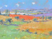 SPANISH LANDSCAPE by Alan Howard at Ross's Online Art Auctions