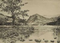 ENGLISH LAKE DISTRICT SCENE by Robert Cresswell Boak ARCA at Ross's Online Art Auctions