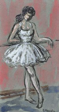 BALLET DANCER by Gladys Maccabe HRUA at Ross's Online Art Auctions