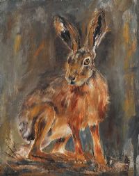 SEATED HARE by Michael Smyth at Ross's Online Art Auctions