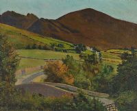 THE TRASSEY BRIDGE, THE MOURNES by David Bond Walker RUA at Ross's Online Art Auctions