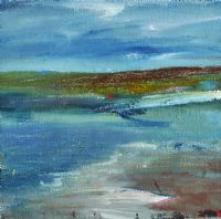 LOW WATER ON STRANGFORD LOUGH by Mary Feeney at Ross's Online Art Auctions