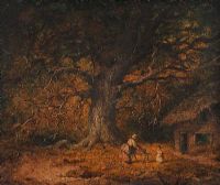 WOODLAND COTTAGE by G. Mastand at Ross's Online Art Auctions