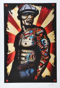 WORKING CLASS HERO by Terry Bradley at Ross's Online Art Auctions