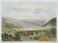 GLENDALOUGH, COUNTY WICKLOW by Robert Cresswell Boak ARCA at Ross's Online Art Auctions