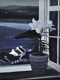 OPEN WINDOW VIEW TO TRA NA ROSSAN BEACH by Sean Lorinyenko at Ross's Online Art Auctions