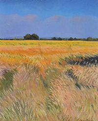 THE CORN FIELD by Raymond Balfe at Ross's Online Art Auctions