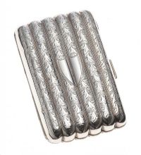 ENGRAVED STERLING SILVER CIGARELLO HOLDER at Ross's Online Art Auctions