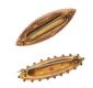 TWO VICTORIAN 9CT GOLD GEM SET BROOCHES at Ross's Online Art Auctions