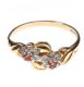14CT GOLD GARNET AND DIAMOND FLORAL CLUSTER RING at Ross's Online Art Auctions