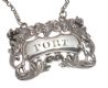 VICTORIAN STERLING SILVER 'PORT' LABEL at Ross's Online Art Auctions