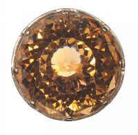 9CT GOLD RING SET WITH A LARGE CITRINE at Ross's Online Art Auctions
