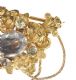VICTORIAN PINCHBECK CRYSTAL-SET BROOCH at Ross's Online Art Auctions