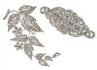 VINTAGE SILVER-TONE CRYSTAL-SET BROOCHES BY CIRO at Ross's Online Art Auctions