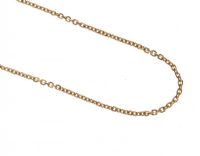 14CT GOLD TRACE LINK CHAIN at Ross's Online Art Auctions