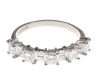 PLATINUM AND DIAMOND HALF-ETERNITY RING at Ross's Online Art Auctions