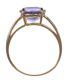 9CT GOLD AMETHYST AND DIAMOND DRESS RING at Ross's Online Art Auctions