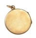 GOLD-TONE METAL SWEETHEART LOCKET at Ross's Online Art Auctions