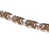 STERLING SILVER AND WHITE TOPAZ BRACELET at Ross's Online Art Auctions