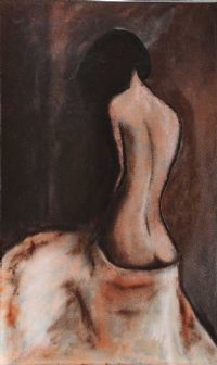 SEATED NUDE STUDY by Sharon Harding at Ross's Online Art Auctions