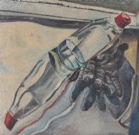 BOTTLES & GLOVES by Diarmuid Delargy RUA at Ross's Online Art Auctions