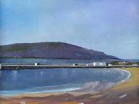 PORTNABLAGH PIER NEAR DUNFANAGHY by Sean Lorinyenko at Ross's Online Art Auctions