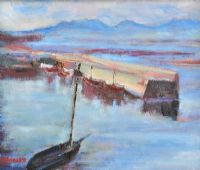 ROUNDSTONE HARBOUR by Stanley Vennard at Ross's Online Art Auctions