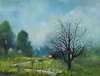 DONEGAL FOREST LODGE by Sean Lorinyenko at Ross's Online Art Auctions