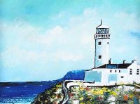 FANAD LIGHTHOUSE, DONEGAL by Sean Lorinyenko at Ross's Online Art Auctions