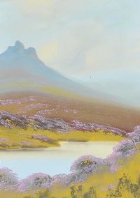 LOCH IN THE HIGHLANDS by G. Gordon at Ross's Online Art Auctions