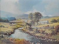 THE SHIMNA RIVER by Denis Thornton at Ross's Online Art Auctions