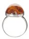 STERLING SILVER AND BALTIC AMBER RING at Ross's Online Art Auctions