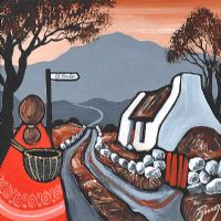 ON THE ROAD TO SLEMISH by J.P. Rooney at Ross's Online Art Auctions