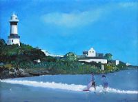 SHROVE LIGHTHOUSE, DONEGAL by Sean Lorinyenko at Ross's Online Art Auctions