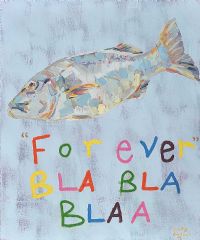 EXISTENTIAL FISH by Rory Bullock at Ross's Online Art Auctions
