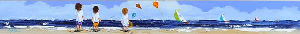 WATCHING THE YACHTS by Michelle Carlin at Ross's Online Art Auctions