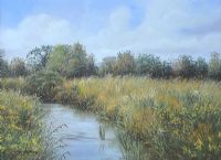 THE RIVER BANK by Dorothy Gillespie at Ross's Online Art Auctions