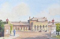 OLD PORTADOWN RAILWAY STATION by Foy at Ross's Online Art Auctions