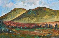 LANDSCAPE IN THE MOURNES by Gerald G. Beattie at Ross's Online Art Auctions