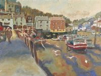 IRISH HARBOUR by Edwin at Ross's Online Art Auctions