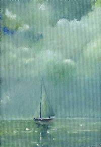 SAILING ON THE ATLANTIC by Sean Lorinyenko at Ross's Online Art Auctions