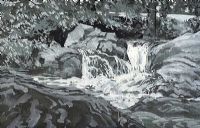 SPRING POOLS by Patric Stevenson PPRUA at Ross's Online Art Auctions