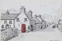 THE PHONE BOX by Anne Bates at Ross's Online Art Auctions
